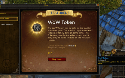 "WoW Classic is dood" ; nieuwe update voegt wow tokens toe aan WoW Classic