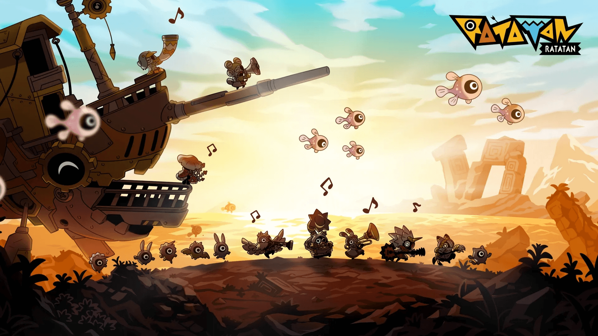 Vecht jezelf zingend door de game in Ratatan