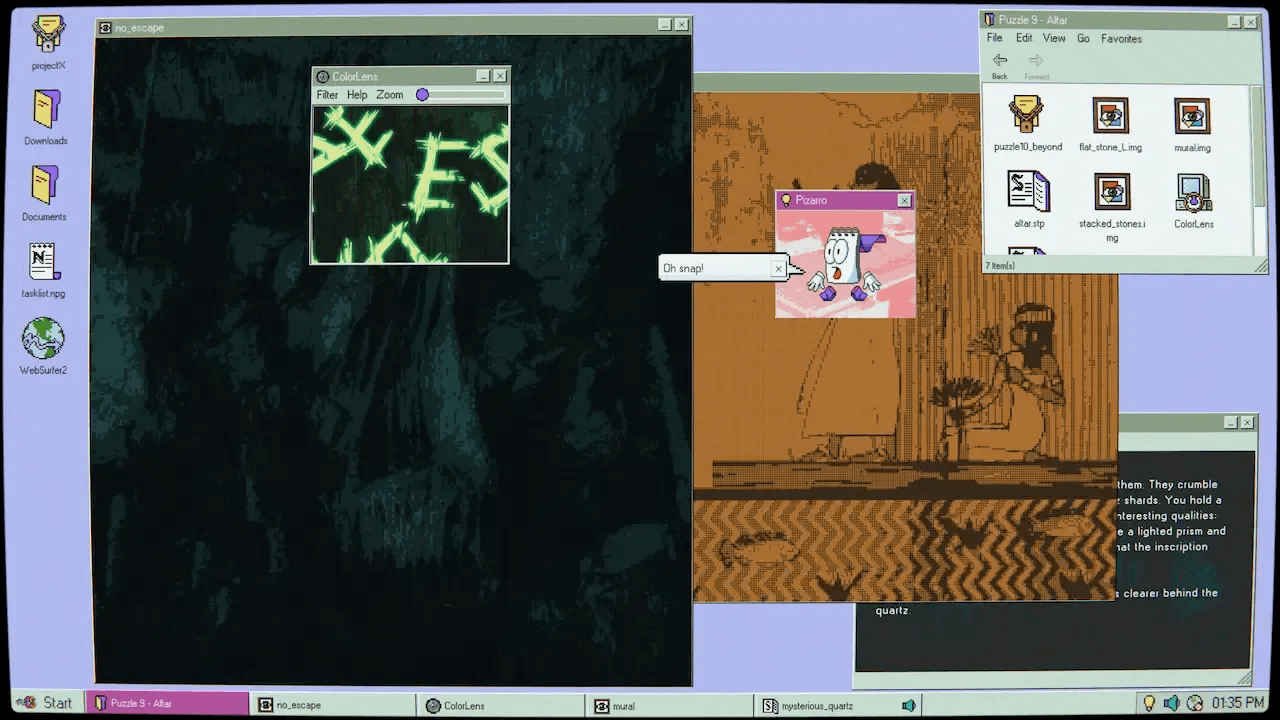 In Desktop Explorer bestuur je een OS uit de hel