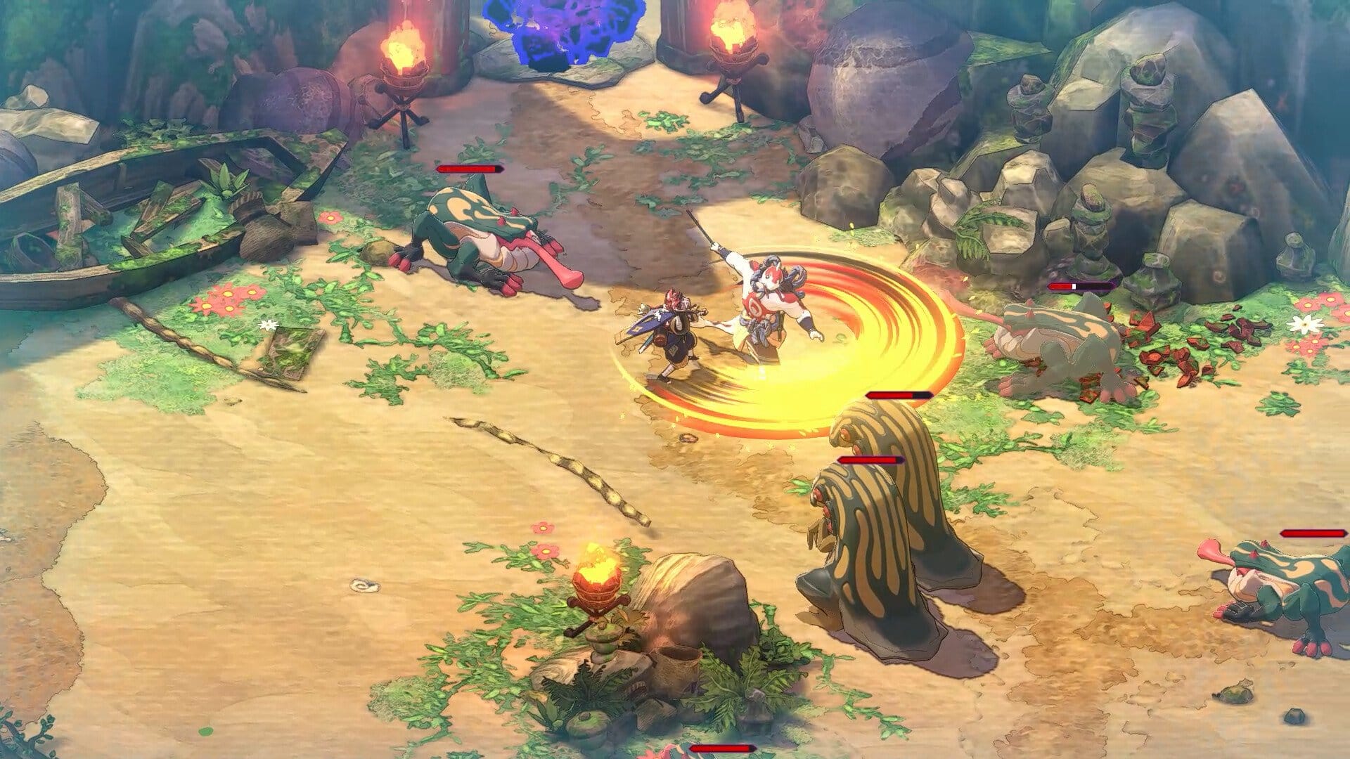 Towa and the Guardians of the Sacred Tree laat spelers kennismaken met mystieke roguelite-actie