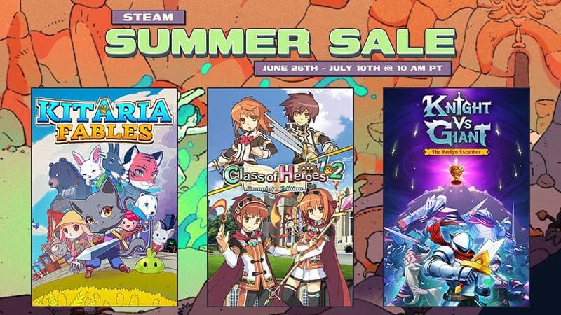 Games van PQube zijn massaal in de aanbieding tijdens de Steam Summer Sale