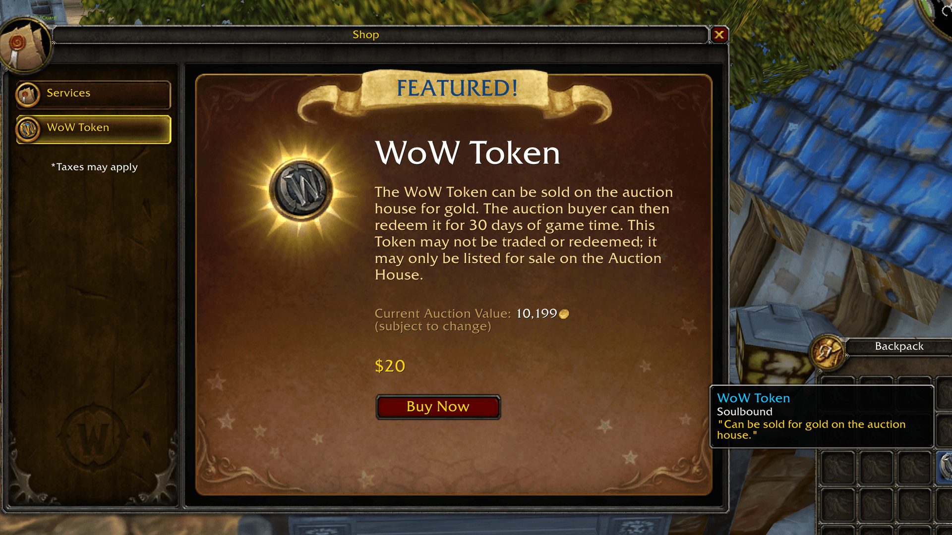 "WoW Classic is dood" ; nieuwe update voegt wow tokens toe aan WoW Classic