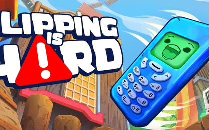 Speel met je telefoon in Flipping is Hard