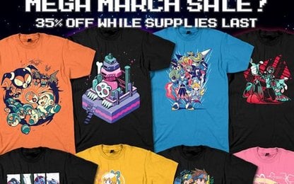 Het is Megaman maart op The Yetee