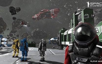 Bewonder het nieuwe schepen van Space Engineers