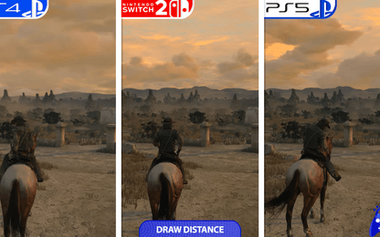 Red Dead Redemption vergeleken op PS4, PS5 en Nintendo Switch 2
