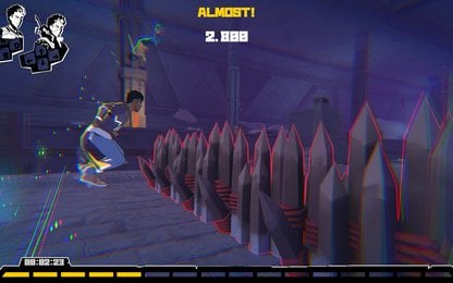 Hiphoppers rennen in Aerial_Knights We Never Yield met elkaar om de vijand te verslaan