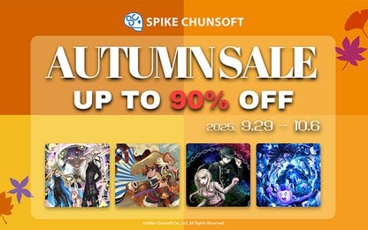 Spike Chunsoft is weer van de partij tijdens de Autumn Sale op Steam