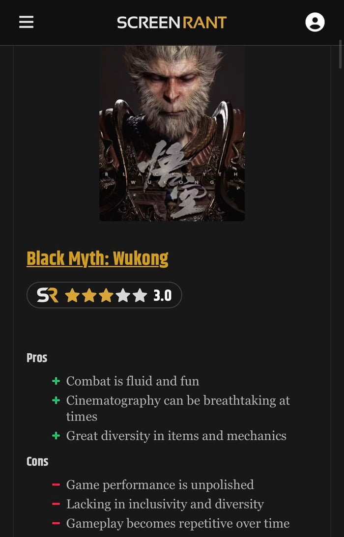 Black Myth Wukong Review