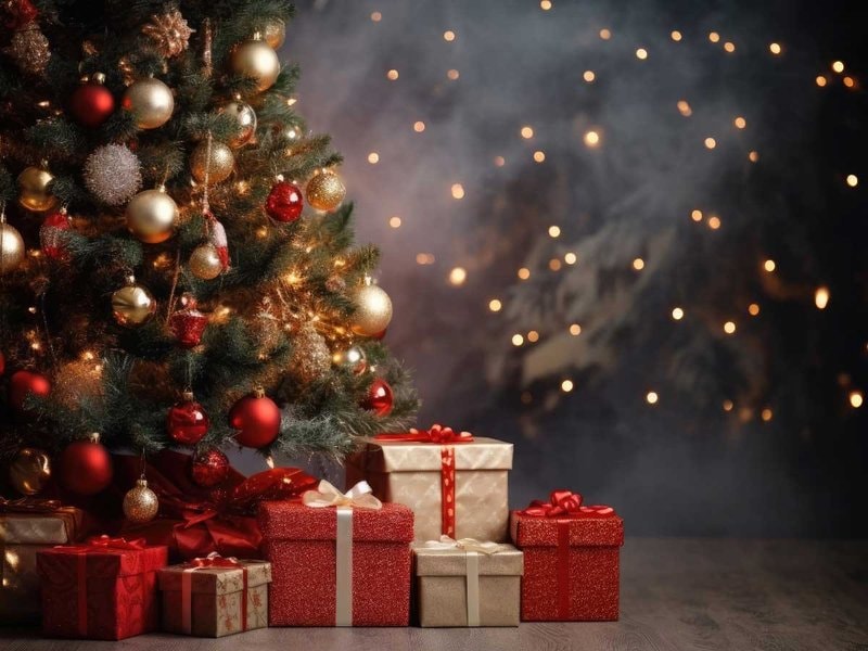 Cadeau onder de boom