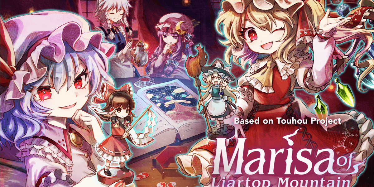 Gooi zelf de dobbelstenen in de RPG Marisa of Liartop Mountain