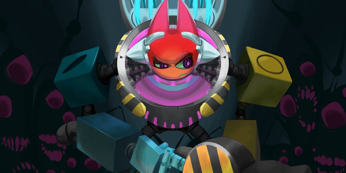 Go Mecha Ball rolt binnen