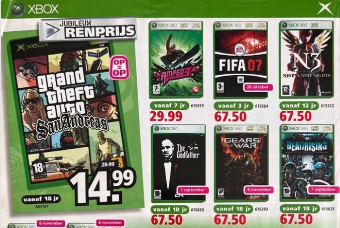 XBox 360 prijzen 206