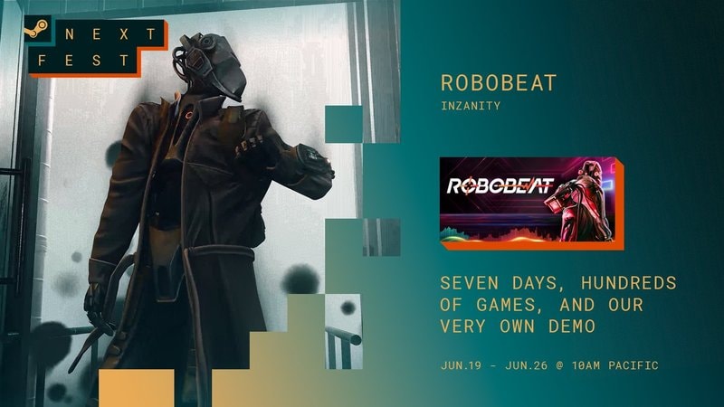 ROBOBEAT Steam Next Fest Cover