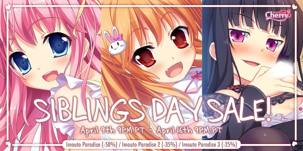 Vier Siblings Day bij MangaGamer