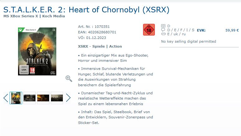 S.T.A.L.K.E.R. 2 Release date?