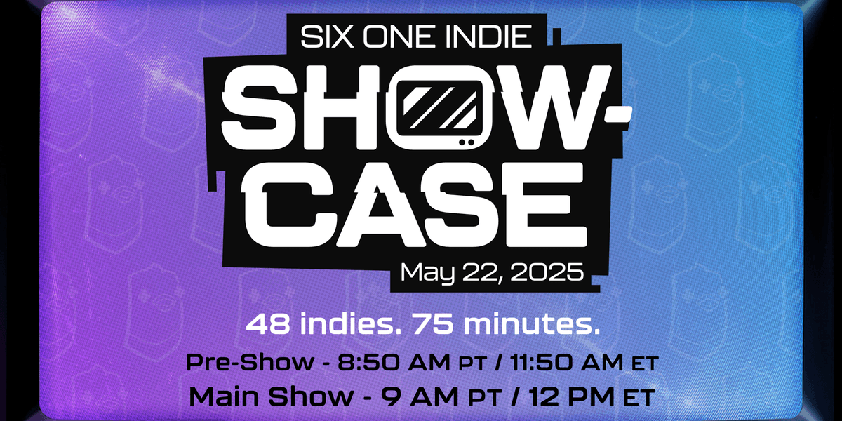 Vanavond is het tijd voor de zesde Six One Indie Showcase