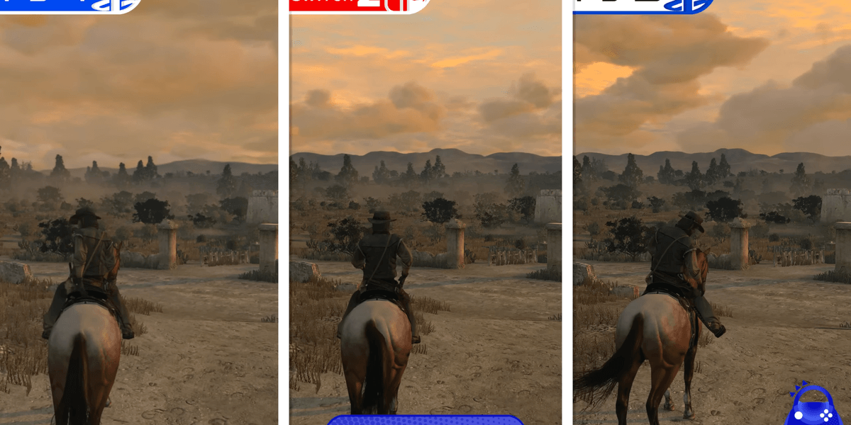 Red Dead Redemption vergeleken op PS4, PS5 en Nintendo Switch 2