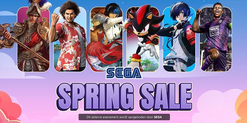 SEGA viert alvast de lente met tot wel 80% korting