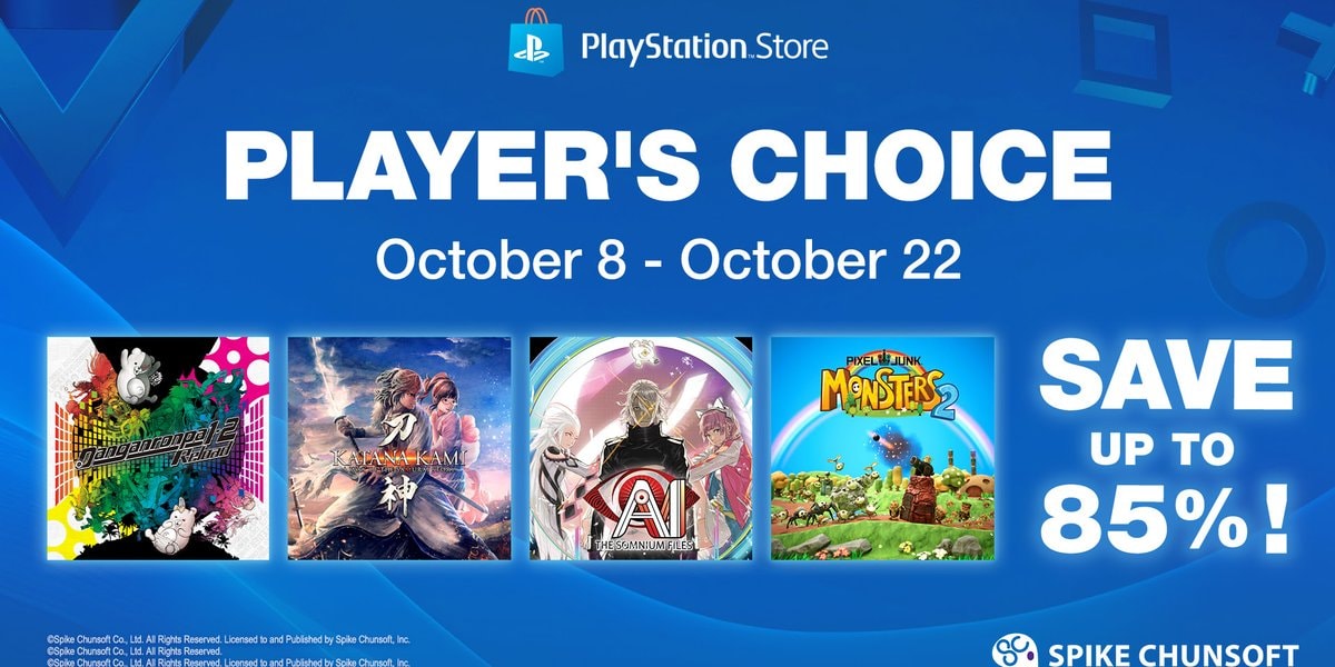 Spike Chunsoft gaat lekker met de kortingen!