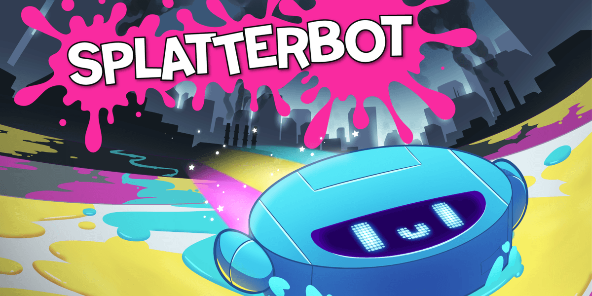 Splatterbot krijg je als je stofzuigrobots volstopt met verf