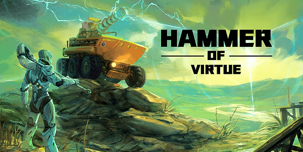 Ga de strijd aan met een hamer tegen cybernetisch verbeterde dieren in Hammer of Virtue