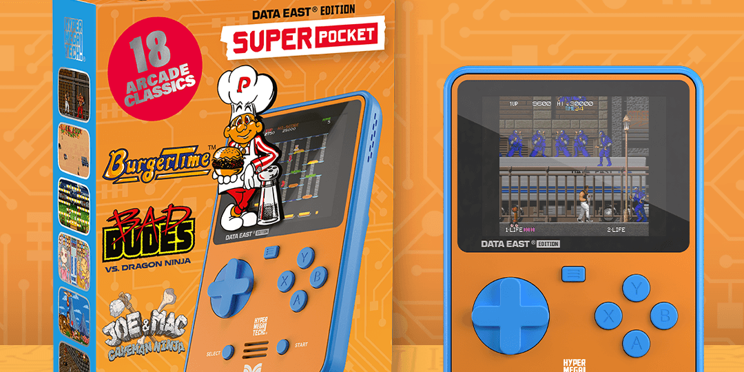 Speel arcade-klassiekers met de Super Pocket Data East edition