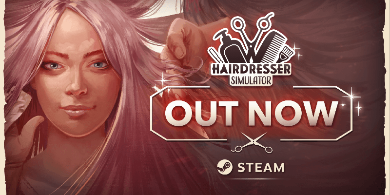 Laat de kapper in je los in Hairdresser Simulator