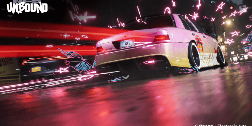 Need for Speed Unbound heeft een vrij aparte art style