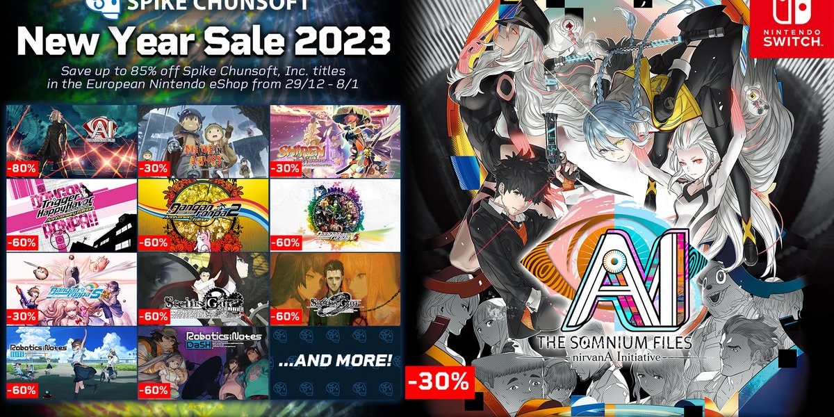 Spike Chunsoft begint het nieuwe jaar met aanbiedingen