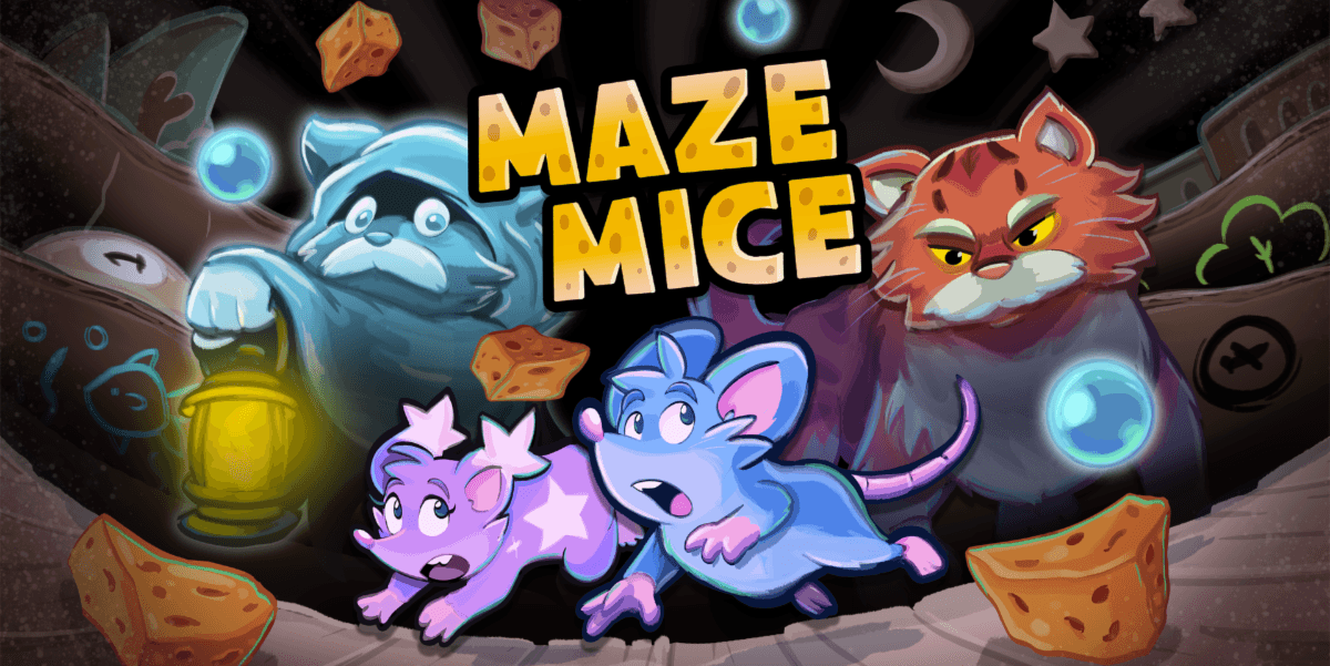 Maze Mice laat je zien wat een muis allemaal voor een stuk kaas over heeft