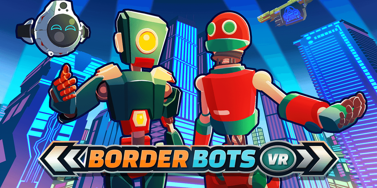 Wordt douane en controleer robots in Border Bots VR