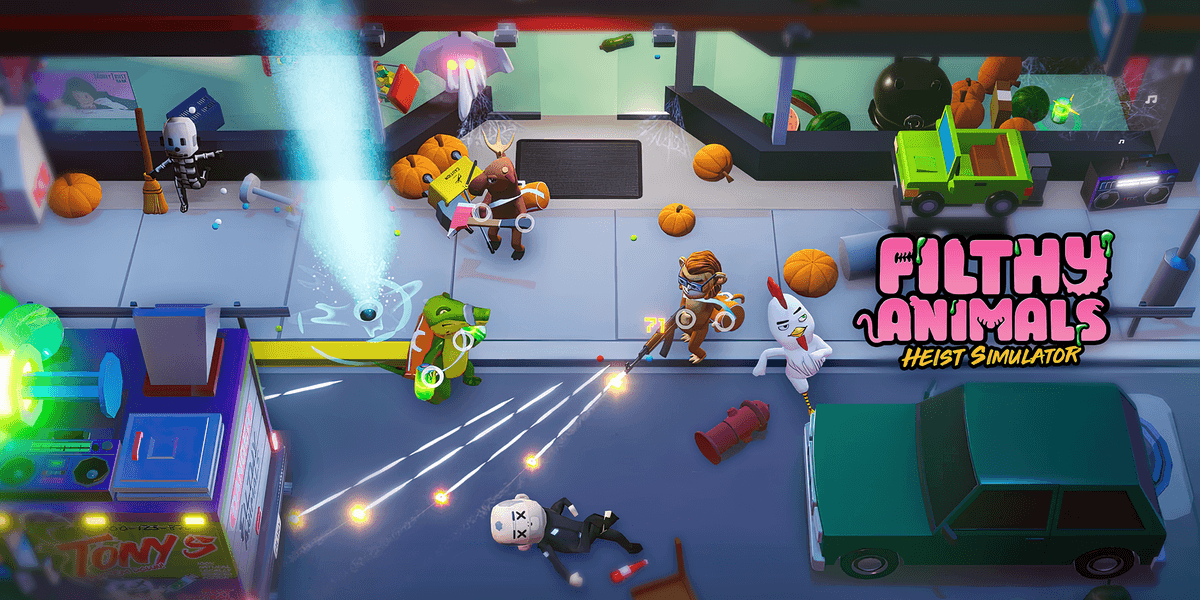 Beta  testen aangekondigd voor Filthy Animals: Heist Simulator
