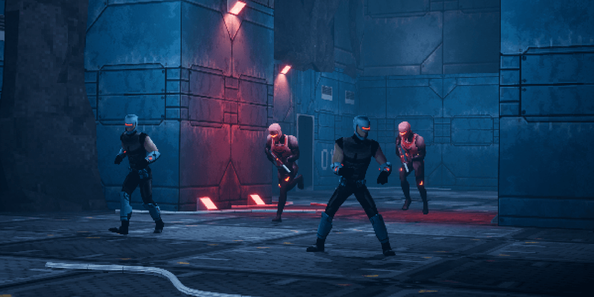 Extinction Rifts is een boomershooter met graphics van de PSX-periode