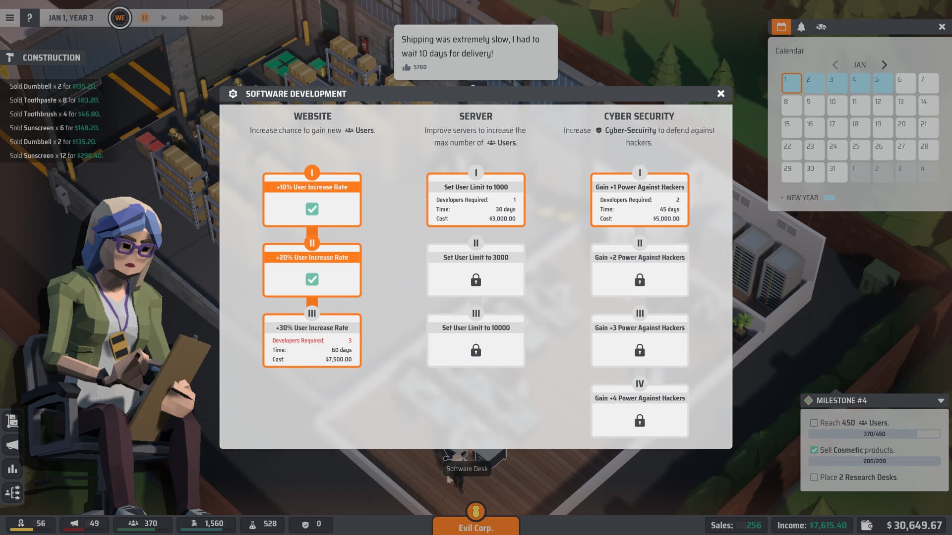 E-Shop Tycoon screenshot 2
