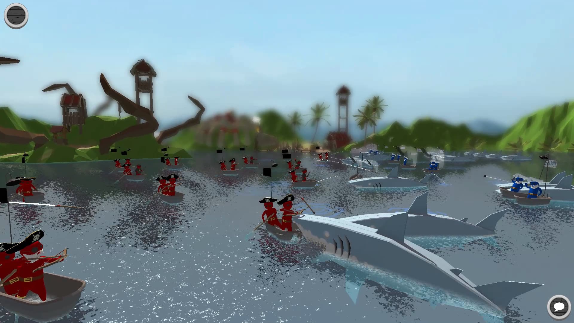 Stupid Raft Battle Simulator screenshot 3