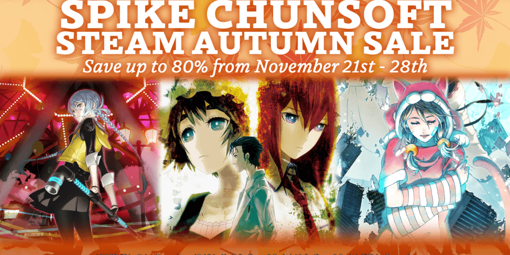 Ook Spike Chunsoft doet mee met de Steam Autumn Sale
