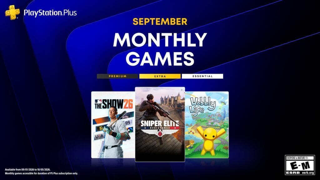 September brengt extra veel gratis games naar PlayStation Plus