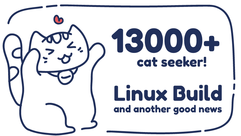 Cats and Seek Goed nieuws