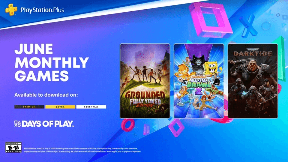 PlayStation Plus-games voor juni 2026 zijn aangekondigd