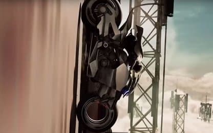 Sla je vijanden in stukjes terwijl je op een motor zit in Ghostrunner II