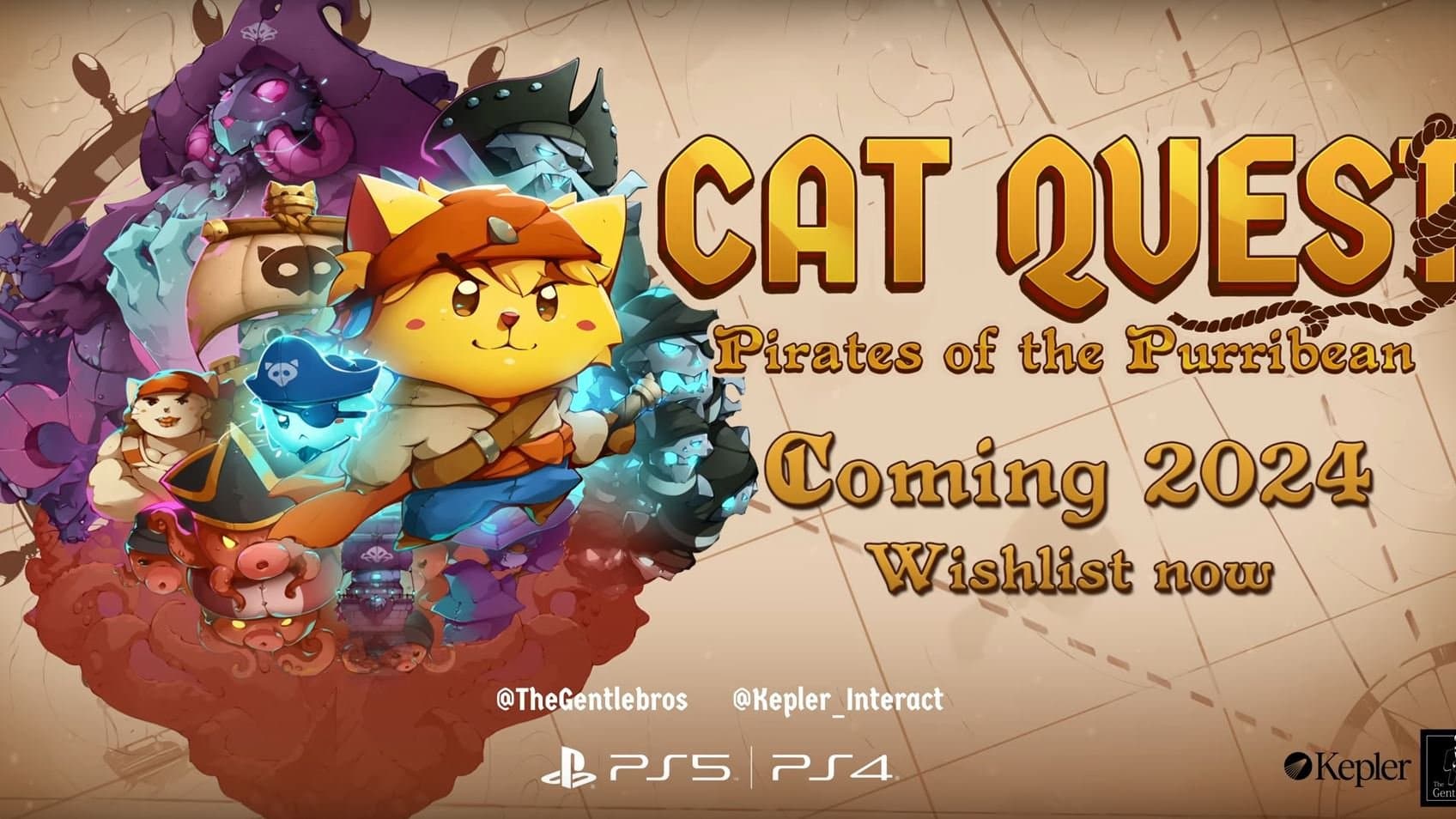 Hang nu de katachtige piraat uit in Cat Quest: Pirates of the Purribean