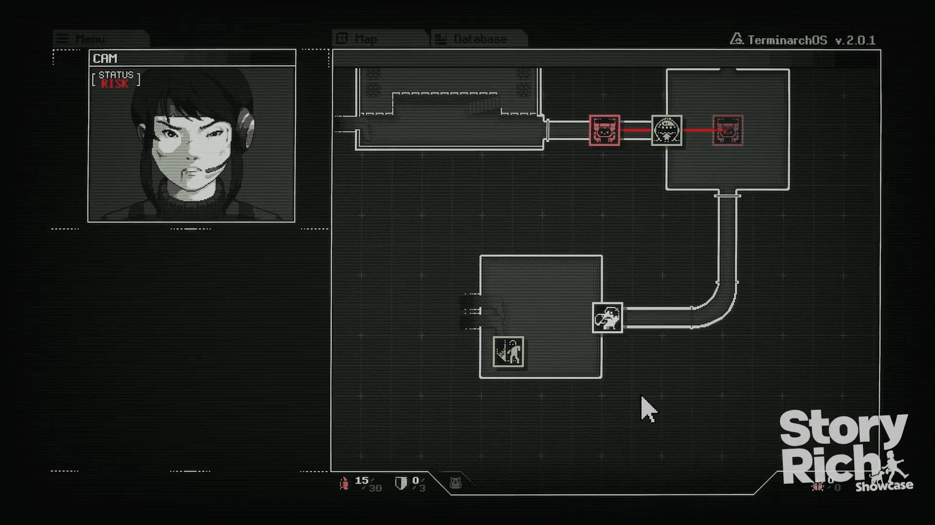Stuur een spion aan in Burn-9