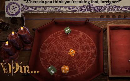 Blightrole is een roguelite, waarbij je volledig afhankelijk bent van de dobbelsteen