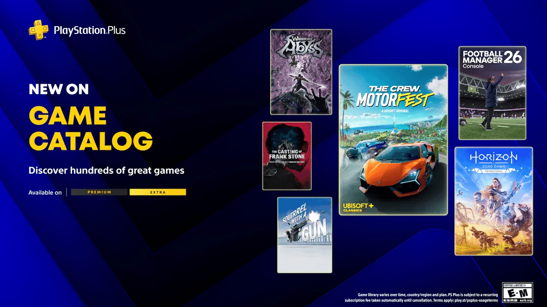 De april update van de PlayStation Plus Game Catalog zit tjokvol nieuwe games
