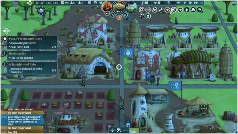 The Wandering Village Village night