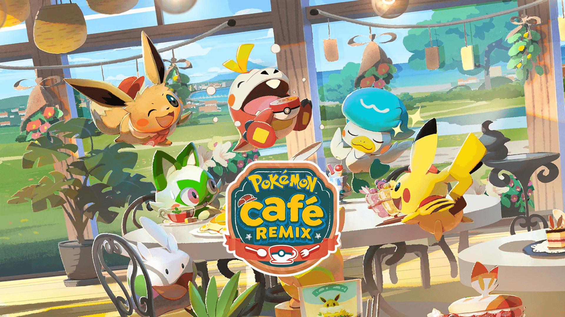 In Pokémon Café Mix heeft men al de lente in het hoofd