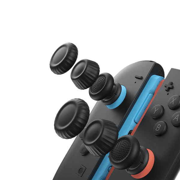 Multi-Mode Joystick Cap and Thumb Grip with Lever Guard Set for Switch 2