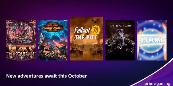Amazon onthult de gratis games van oktober