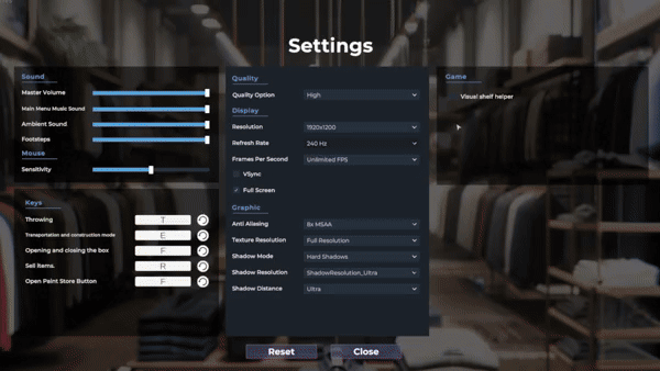 Clothing Store Simulator name